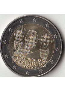 2012 - 2 Euro LUSSEMBURGO Matrimonio Reale Fdc
